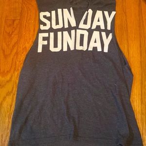 K.I.D. Sleeveless SUNDAY FUNDAY TEE